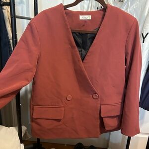Elegant Double-Breasted Women's Jacket